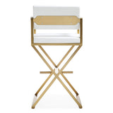 Director Gold Bar Stool | TOV | Home Elegance USA