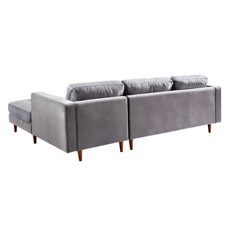 Tov Furniture Como Velvet Right Arm Sectional Sofa