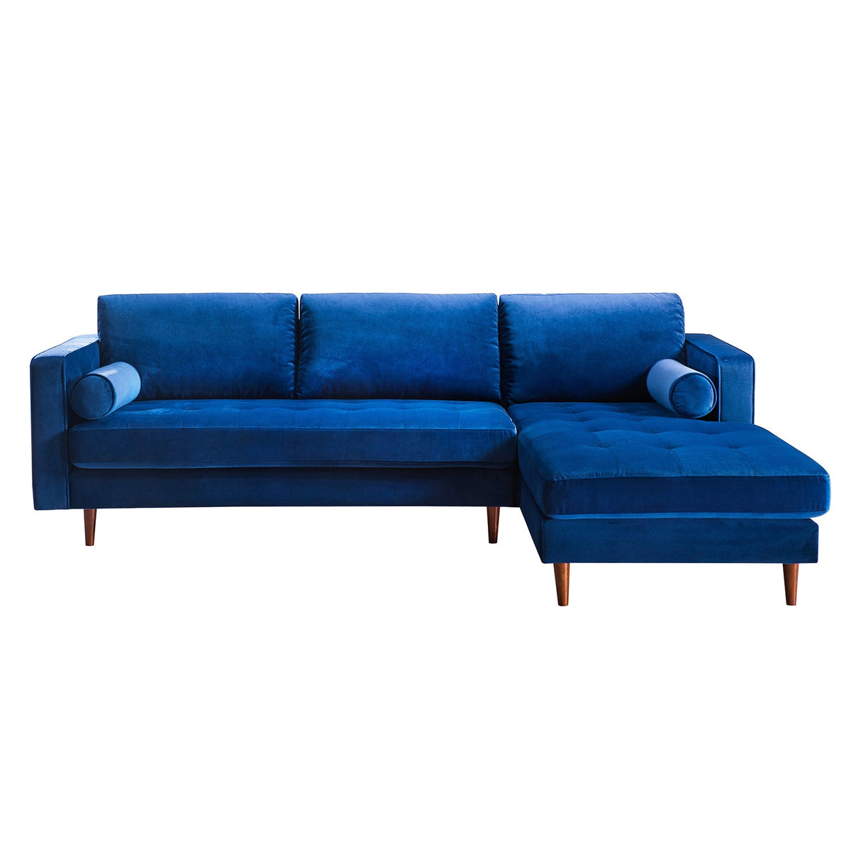 Tov Furniture Como Velvet Right Arm Sectional Sofa