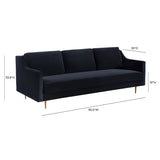 Tov Furniture Milan Velvet Sofa