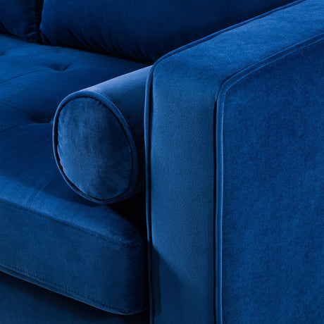 Como Velvet Left Arm Sectional Sofa | TOV