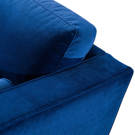 Como Velvet Left Arm Sectional Sofa | TOV