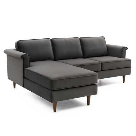 Tov Furniture Porter Velvet Left Arm Sectional Sofa