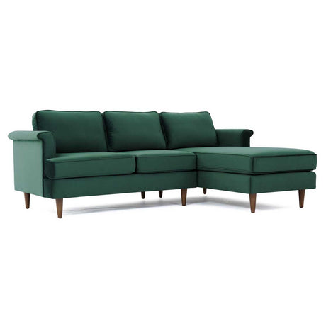 Tov Furniture Porter Velvet Right Arm Sectional Sofa