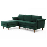 Tov Furniture Porter Velvet Left Arm Sectional Sofa