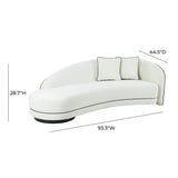 Tov Furniture Carla Velvet Sofa