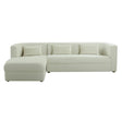 Callie Velvet Left Arm Sectional Sofa | TOV