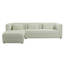 Callie Velvet Left Arm Sectional Sofa | TOV