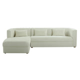 Tov Furniture Callie Velvet Left Arm Sectional Sofa