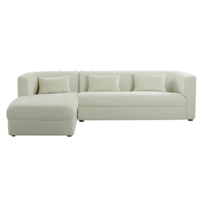 Callie Velvet Left Arm Sectional Sofa | TOV