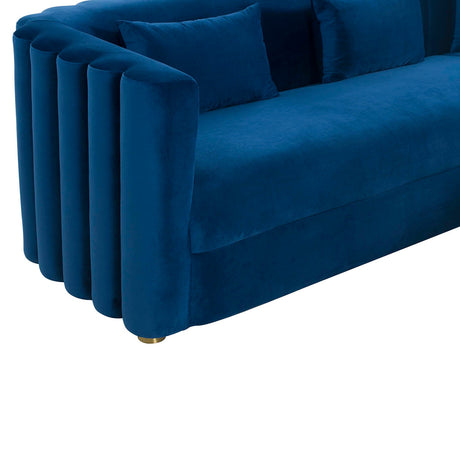 Tov Furniture Callie Velvet Right Arm Sectional Sofa