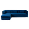 Tov Furniture Callie Velvet Left Arm Sectional Sofa