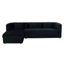 Callie Velvet Left Arm Sectional Sofa | TOV