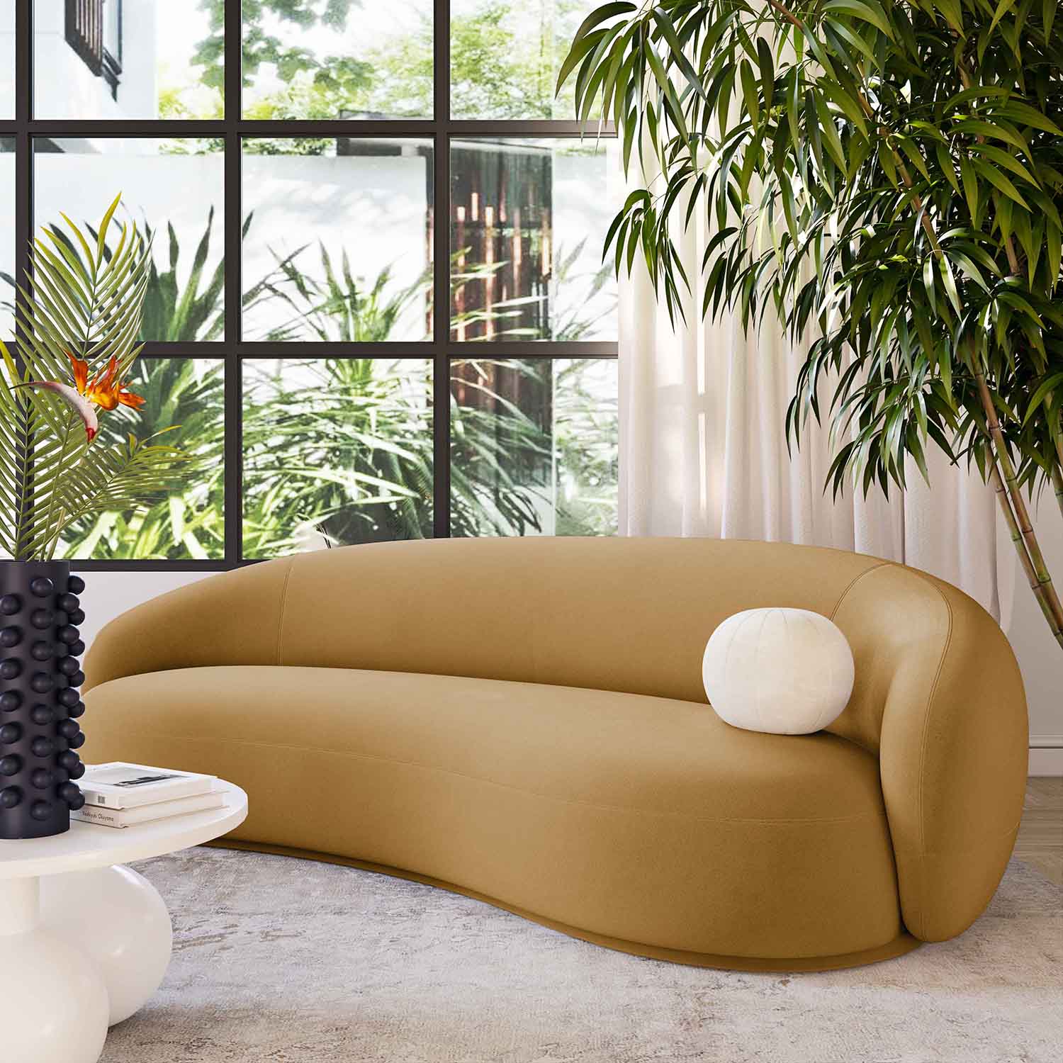 Tov Furniture Kendall Velvet Sofa