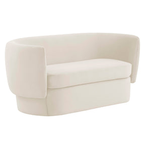 Isabella Velvet Loveseat | TOV