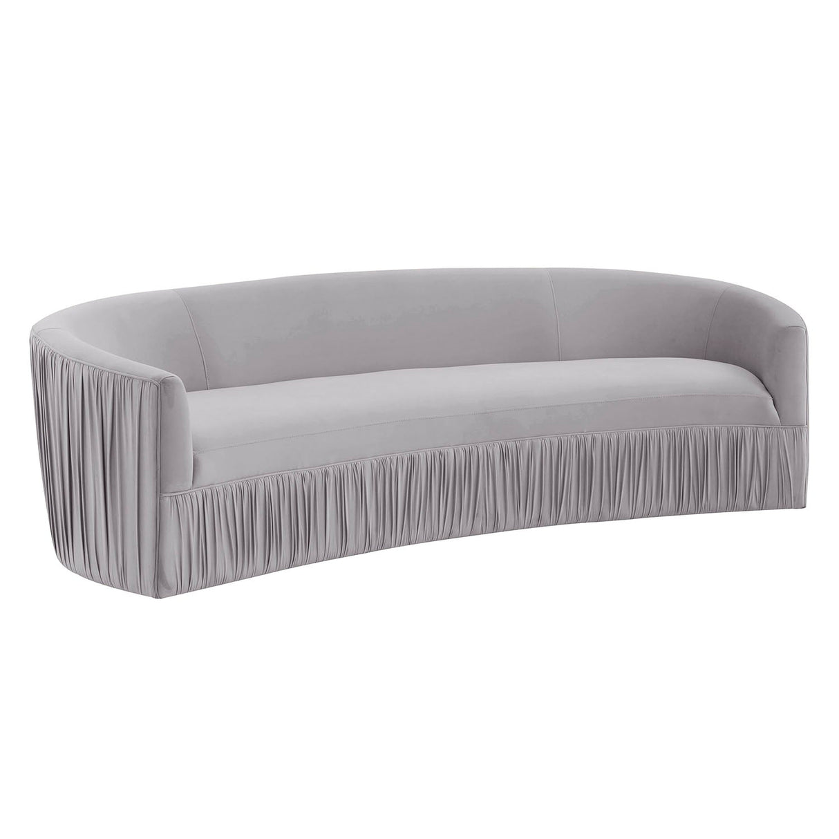 Tov Furniture Valerie Pleated Velvet Sofa