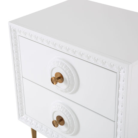 Tov Furniture Bovey Lacquer Side Table