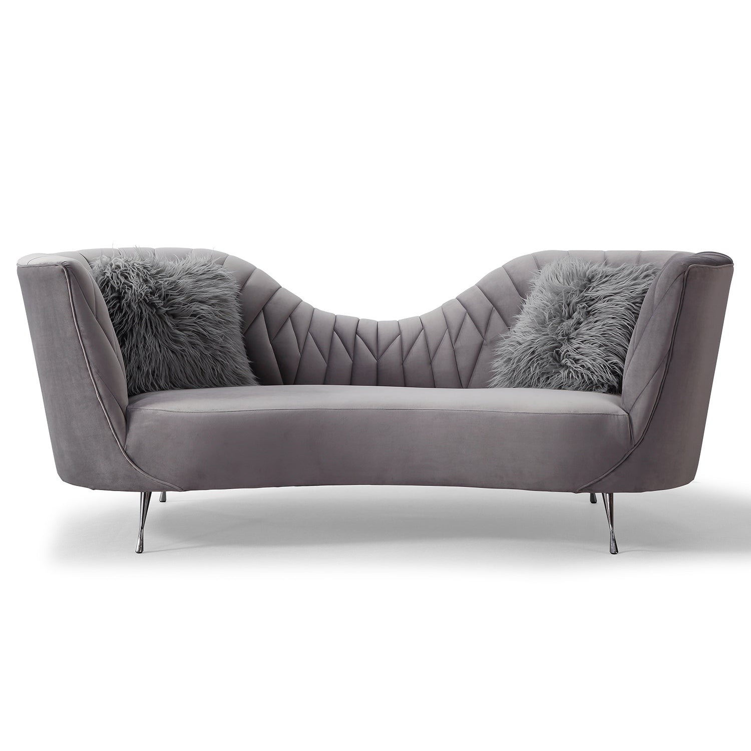 Tov Furniture Eva Velvet Sofa