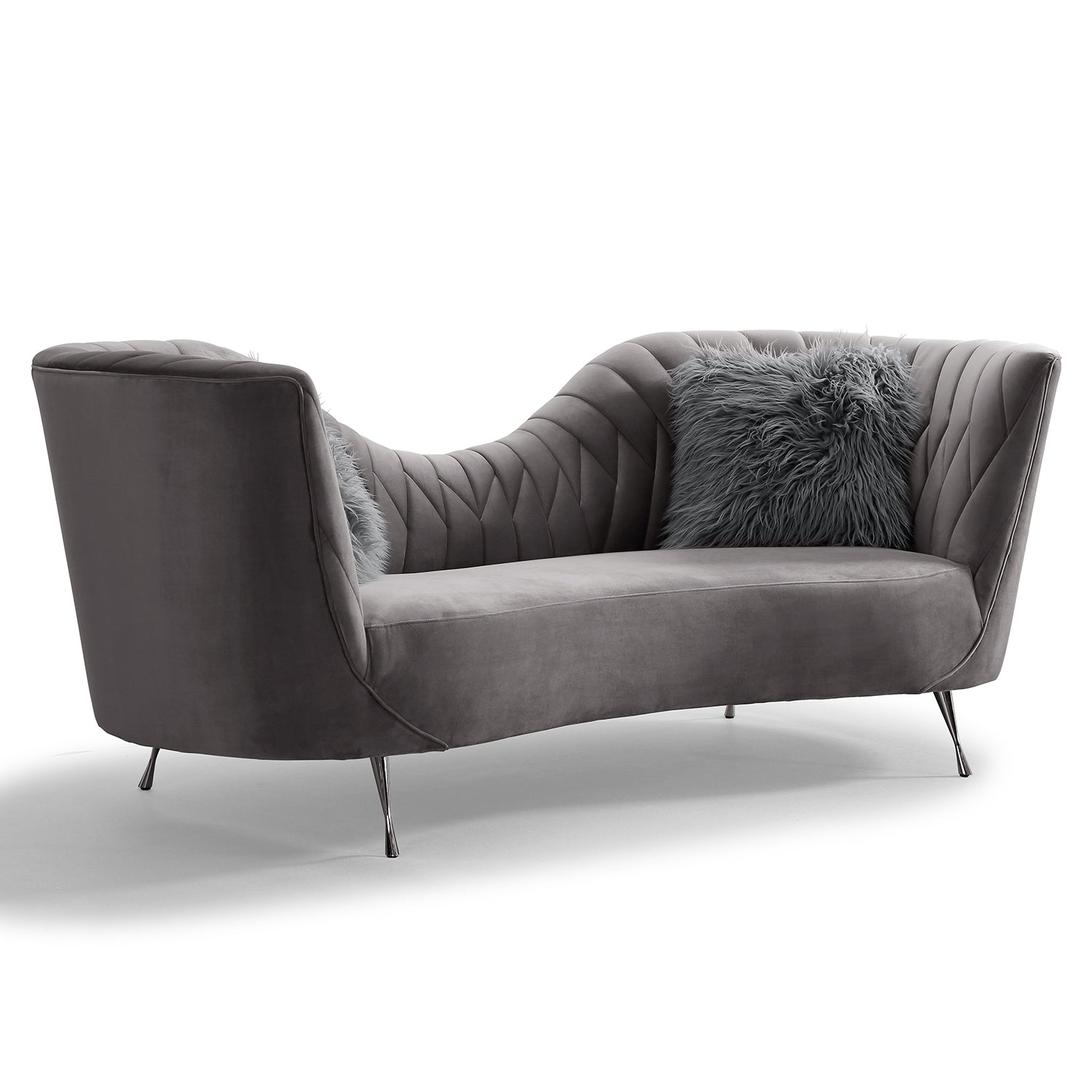 Tov Furniture Eva Velvet Sofa