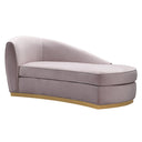 Adele Velvet Chaise | TOV