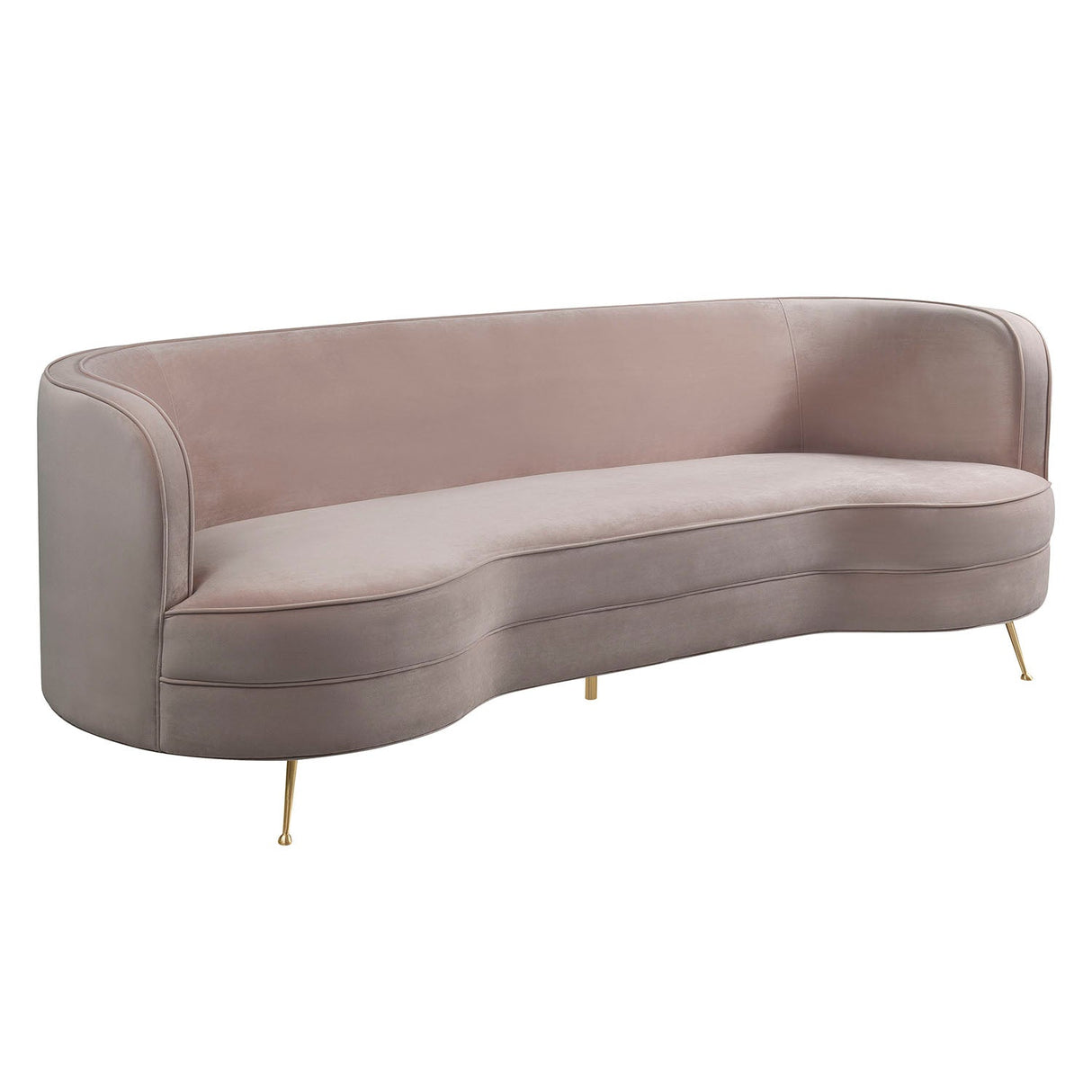 Tov Furniture Flare Velvet Sofa