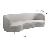 Tov Furniture Flare Chenille Sofa