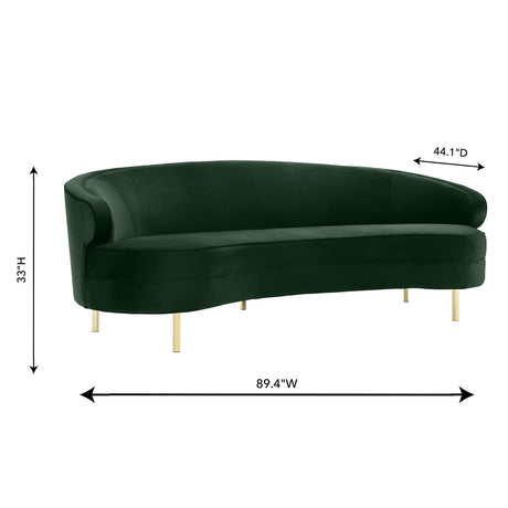 Tov Furniture Baila Velvet Sofa