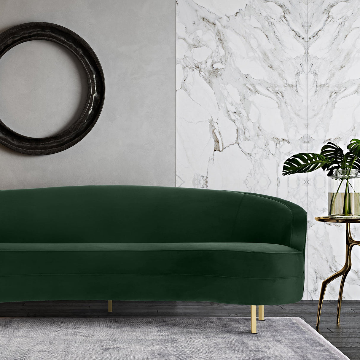 Baila Velvet Sofa | TOV | Home Elegance USA