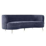 Tov Furniture Flare Velvet Sofa