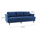 Tov Furniture Porter Velvet Sofa