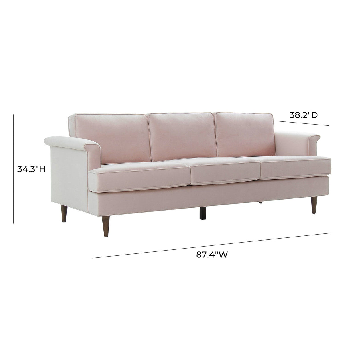 Tov Furniture Porter Velvet Sofa