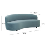 Cannellini Velvet Sofa | TOV | Home Elegance USA