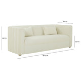 Tov Furniture Callie Velvet Sofa