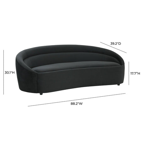 Tov Furniture Ellison Velvet Sofa