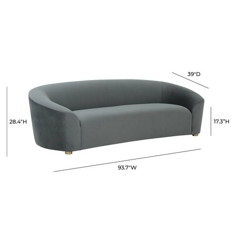 Tov Furniture Serenity Velvet Sofa