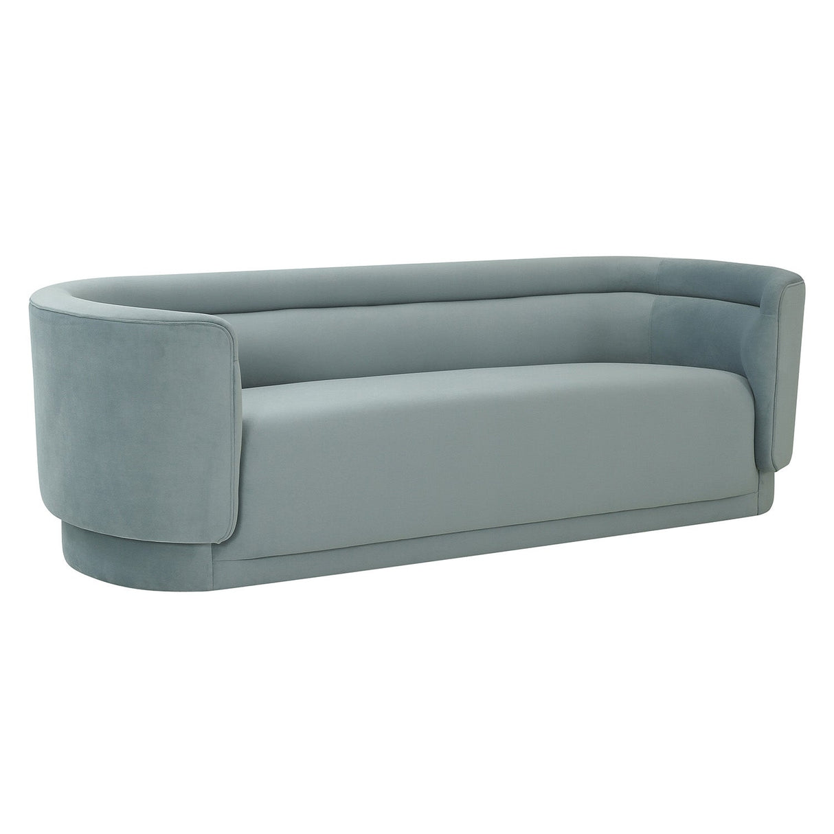 Tov Furniture Macie Sea Blue Velvet Sofa