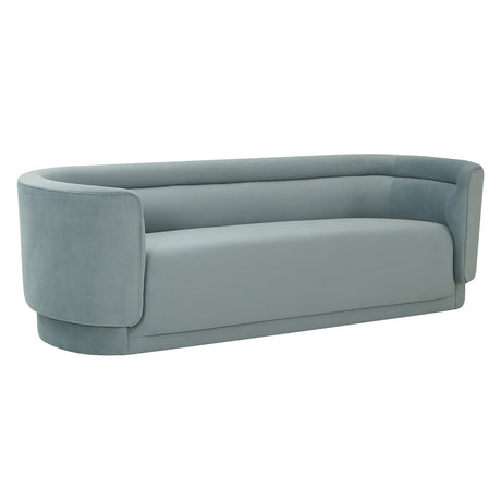 Tov Furniture Macie Sea Blue Velvet Sofa