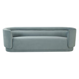 Tov Furniture Macie Sea Blue Velvet Sofa