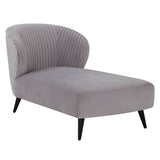 Tov Furniture Maliah Pleated Velvet Settee