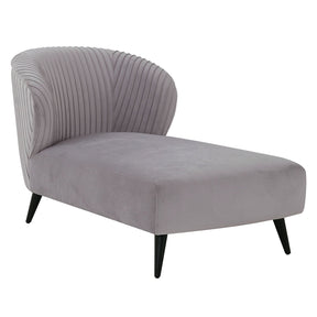 Maliah Pleated Velvet Settee | TOV