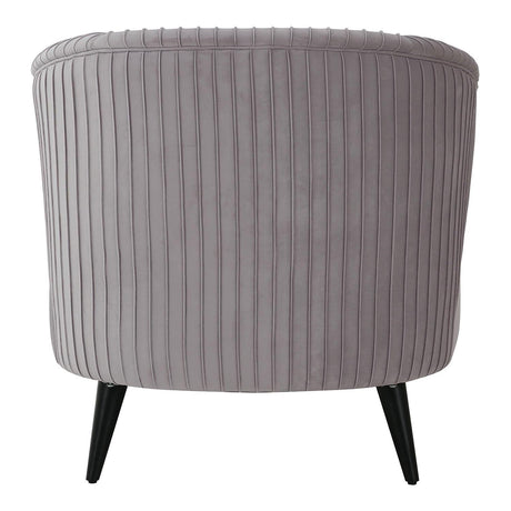 Tov Furniture Maliah Pleated Velvet Settee