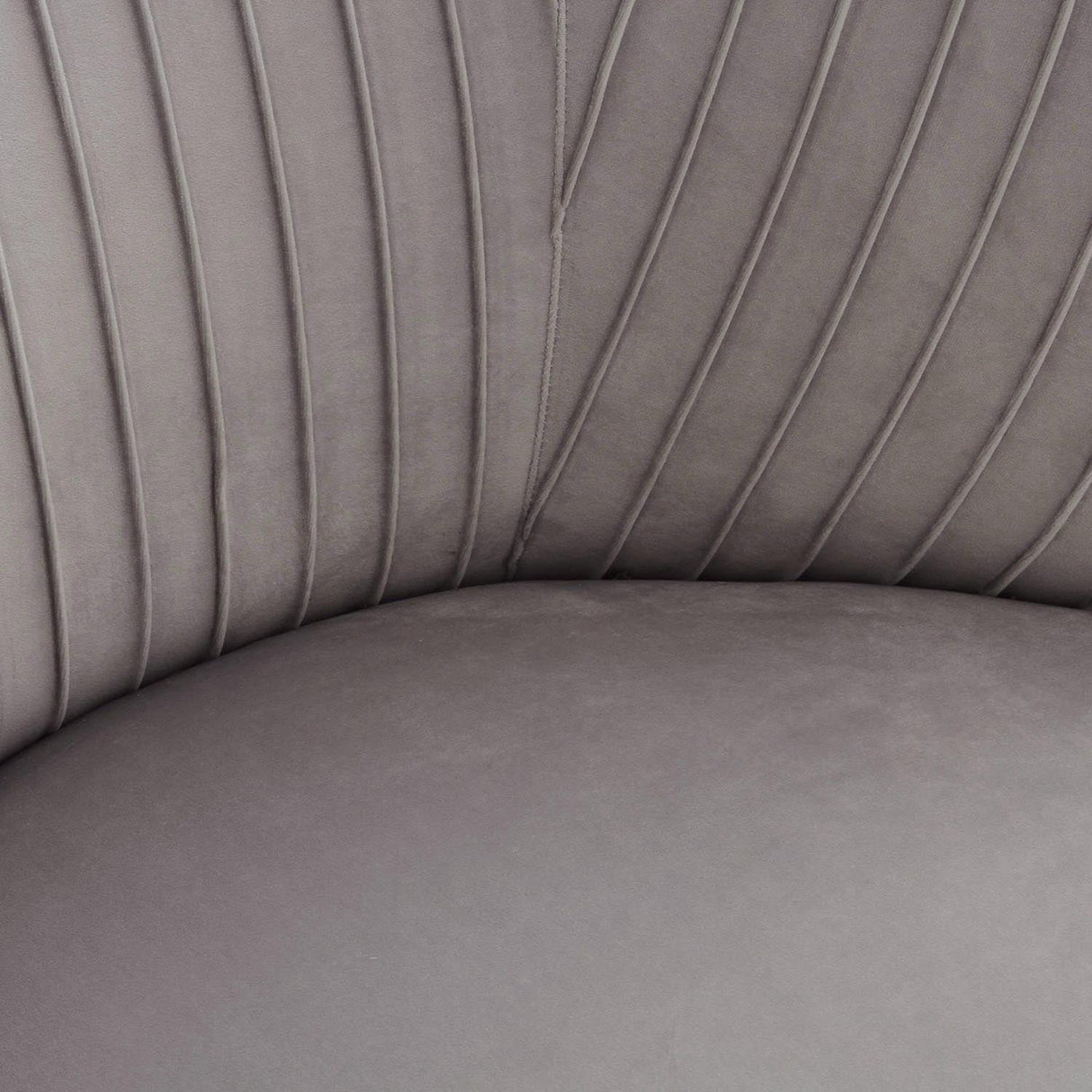 Tov Furniture Maliah Pleated Velvet Settee