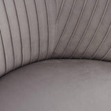 Tov Furniture Maliah Pleated Velvet Settee