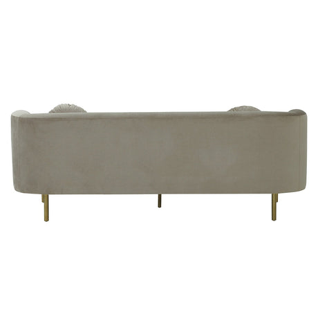 Tov Furniture Sariah Alabaster Velvet Sofa