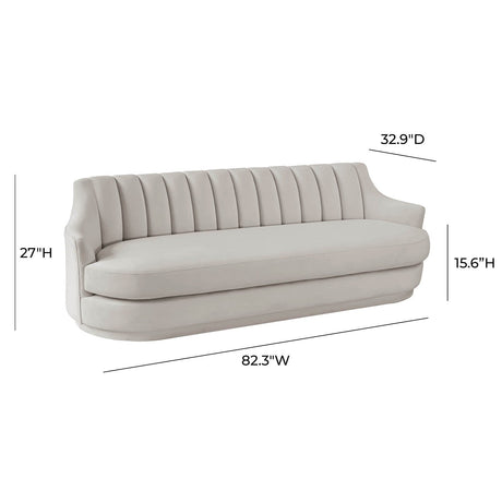 Tov Furniture Peyton Velvet Sofa