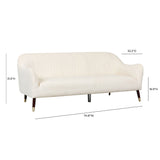 Tov Furniture Natalia Velvet Sofa