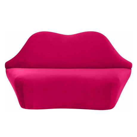 Tov Furniture Lips Velvet Settee