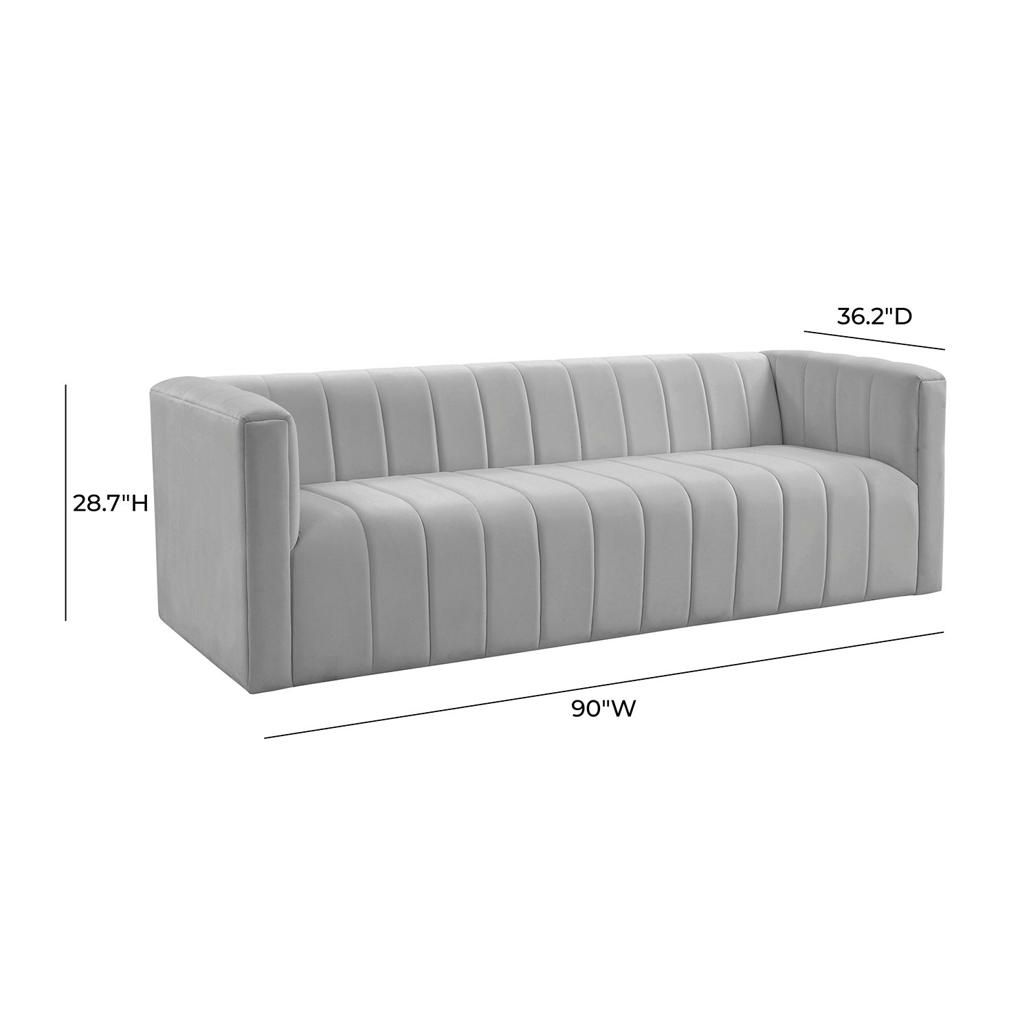 Tov Furniture Norah Velvet Sofa