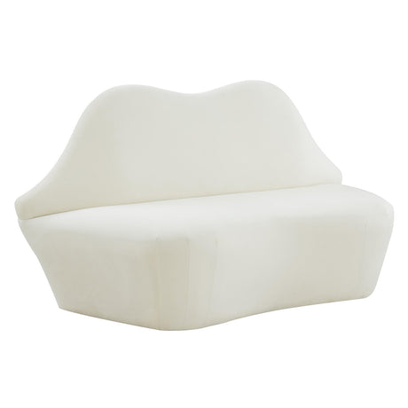 Tov Furniture Lips Velvet Settee