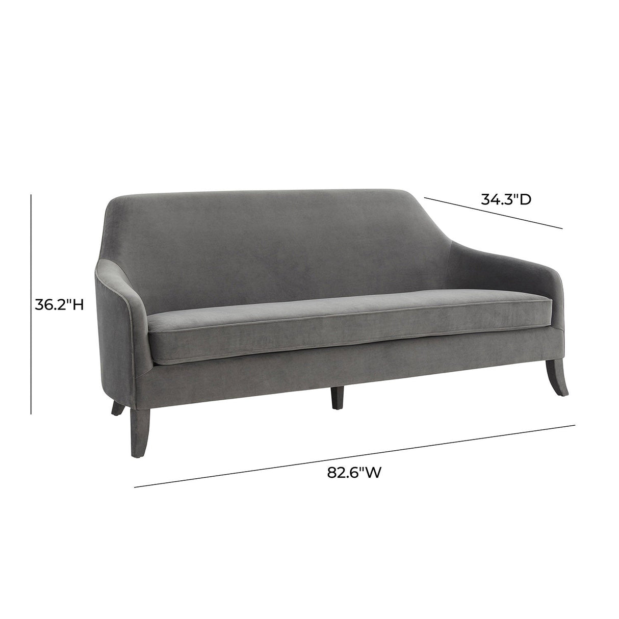 Tov Furniture Neveah Velvet Sofa